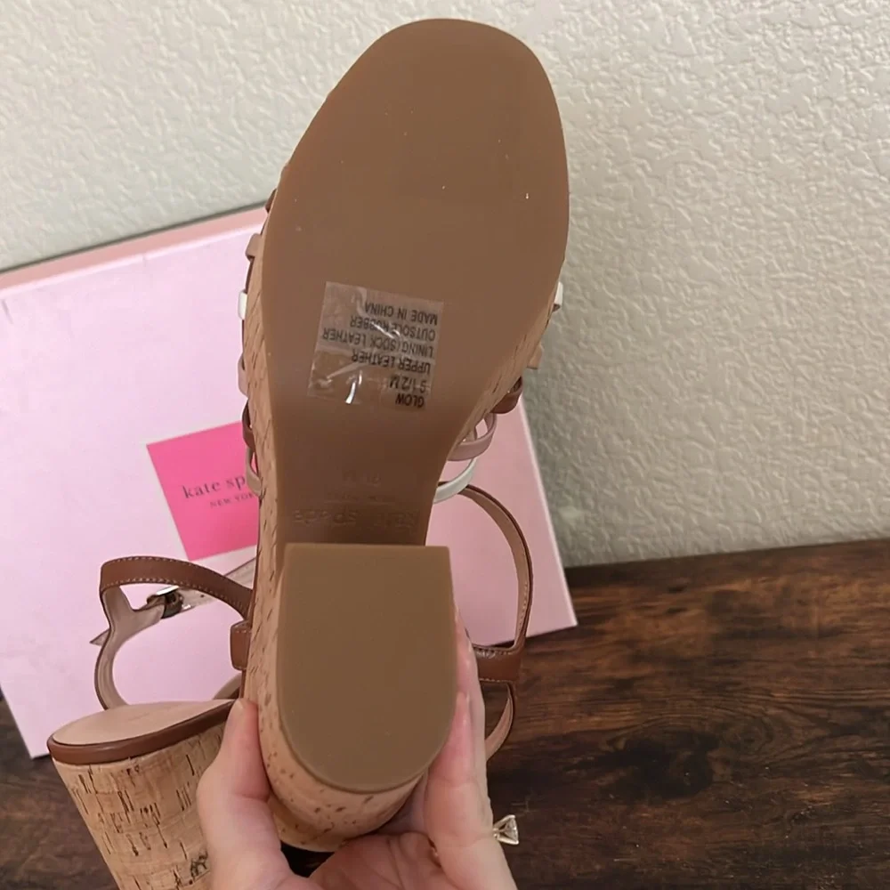 🆕 Kate Spade ♠️ Glow platform Sandals